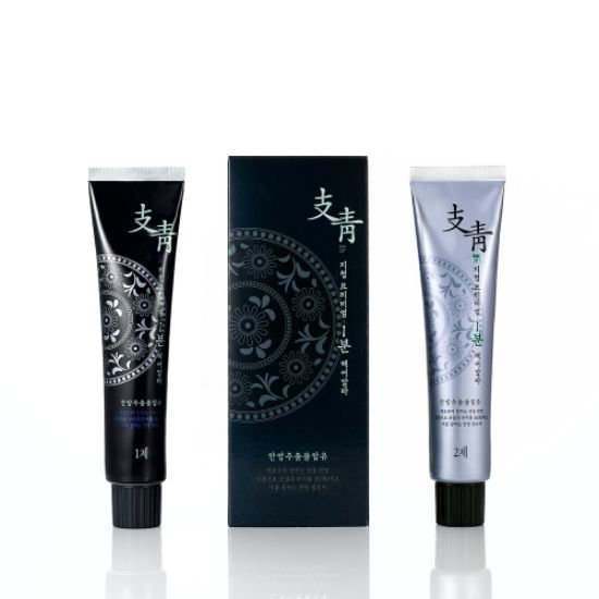 Ảnh của WELCOS JI CHUNG PREMIUM 1 MINUTE HAIR COLOR - BLACK & DARK BROWN (1N)